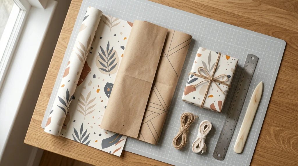 Ilustrasi cetak wrapping paper murah surabaya