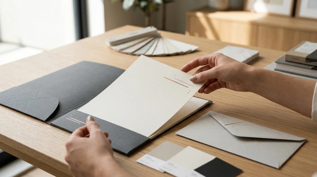 Ilustrasi order stationery branded jakarta