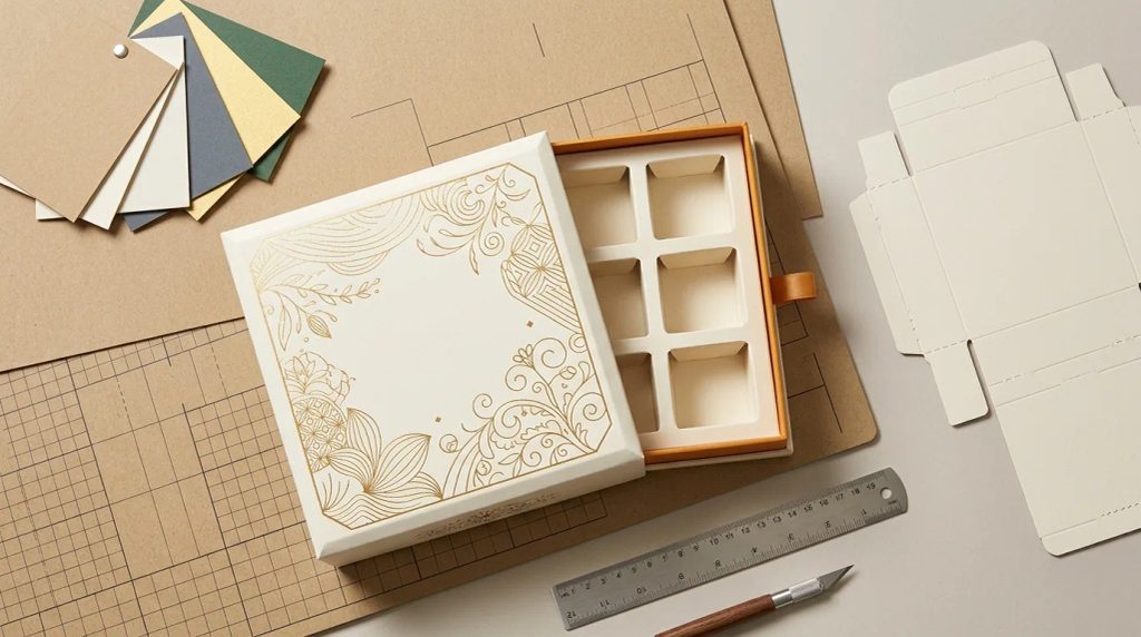 Ilustrasi order packaging mooncake festival