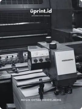 Mesin cetak Heidelberg berbahan logam abu-abu untuk proses cetak industri